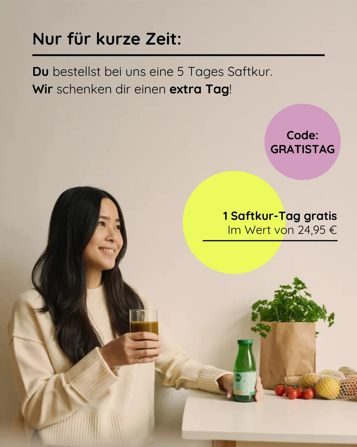 Berioo Fastenaktion Startseite Promo