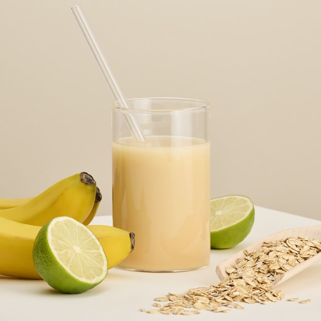 Hafer Limette Mandel eingeschenkt Hafer Limette Mandel eingeschenkt