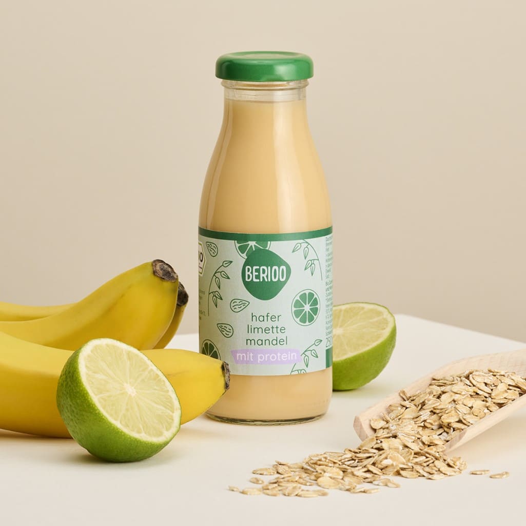 Hafer Limette Mandel Glas Hafer Limette Mandel Glas