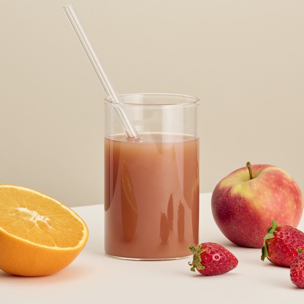 Orange Erdbeere Guarana eingeschenkt Orange Erdbeere Guarana eingeschenkt