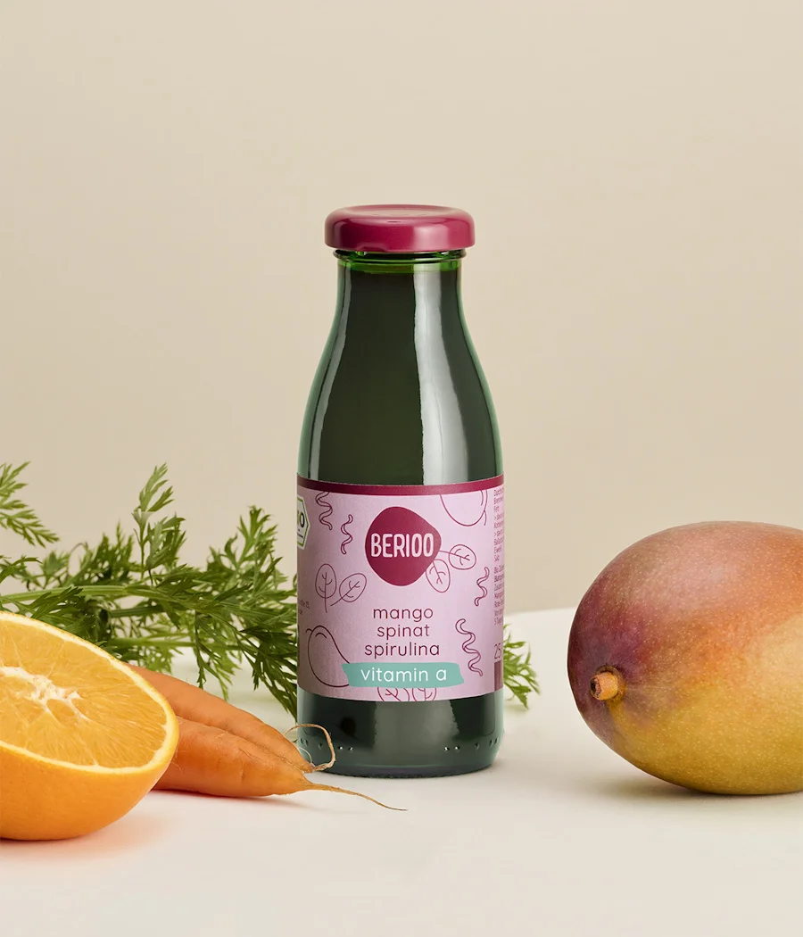 Mango Spinat Spirulina Saft